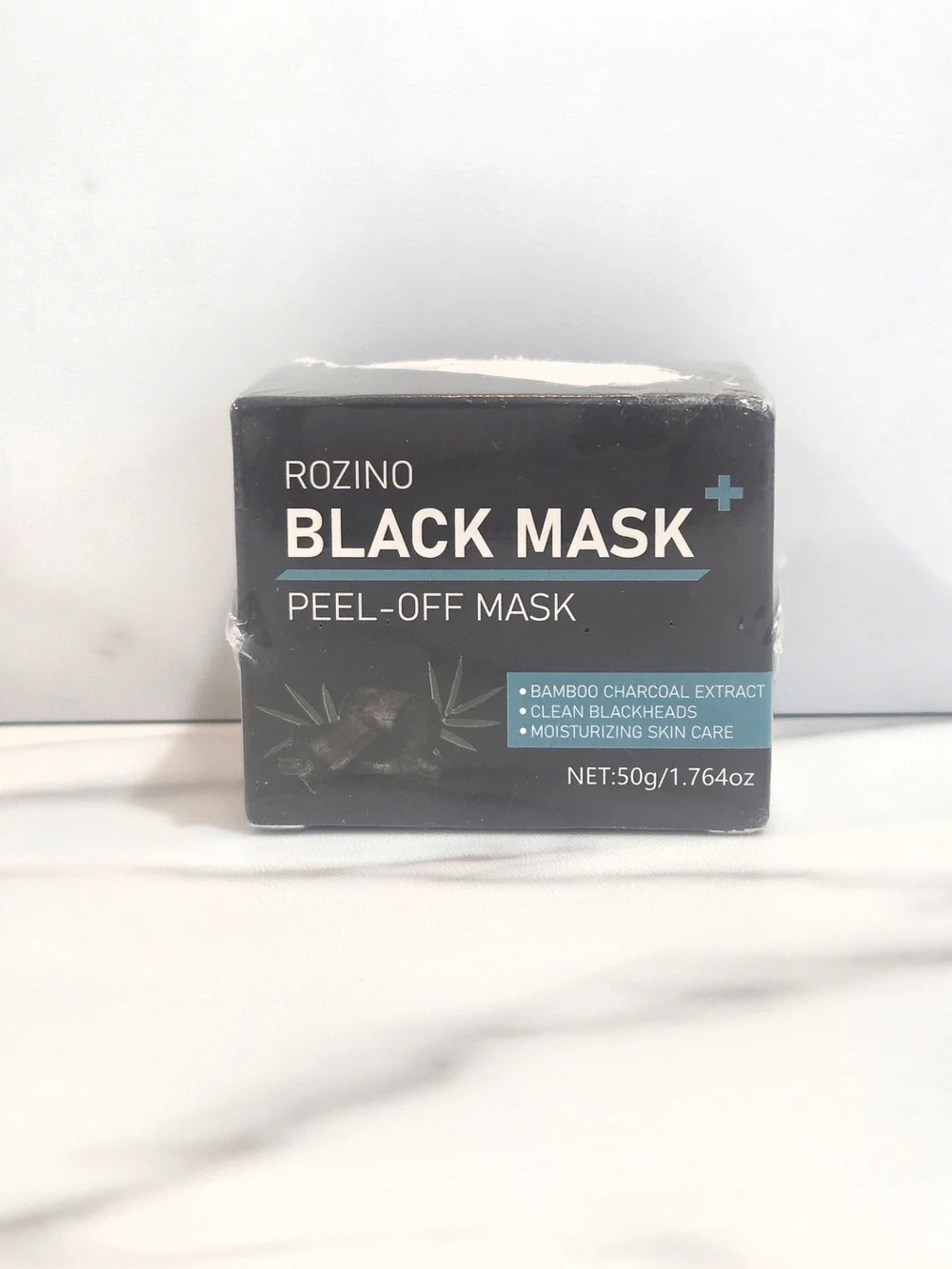 Rozino Black Mask Peel Off Mask Bamboo Charcoal Extract 50g - NEW IN BOX